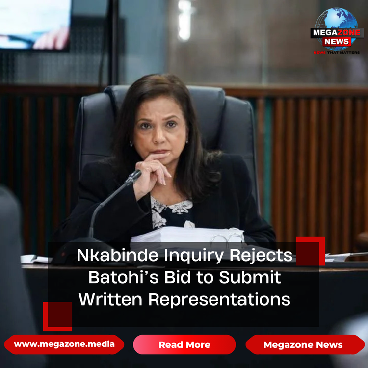 Nkabinde Inquiry Rejects Batohi’s Bid to Submit Written Representations