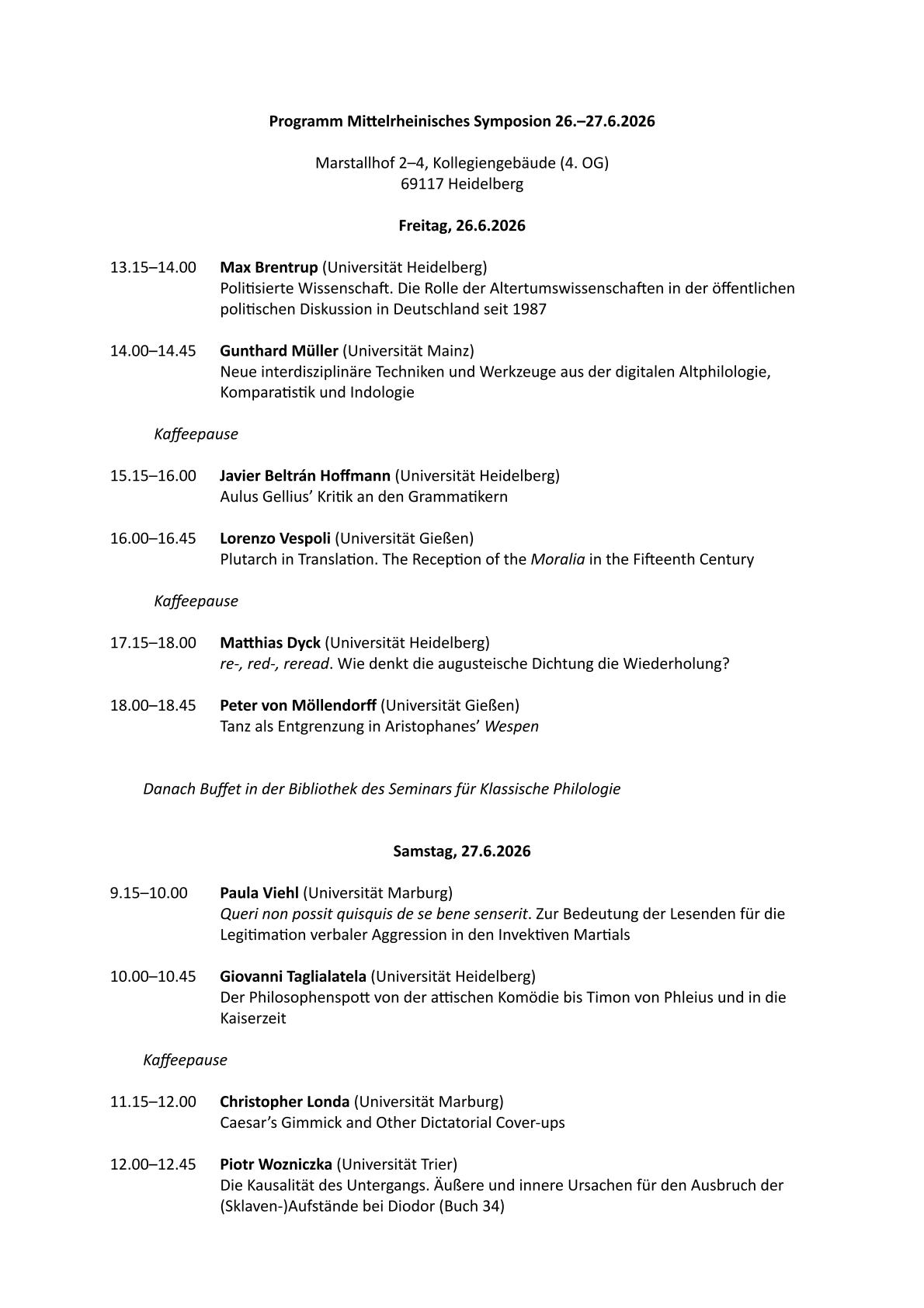 Mittelrheinisches Symposion