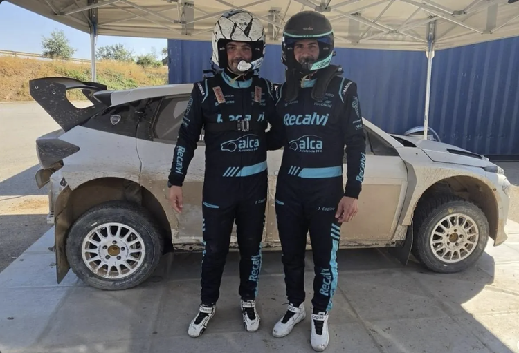 JORGE CAGIAO ESTRENA SU LANCIA YPSILON RALLY2 DEL  Recalvi Team
