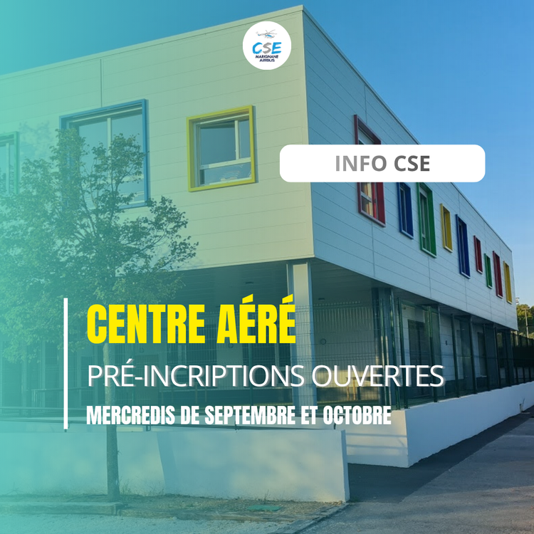 Centre aéré, pré-inscriptions pour les mercredis de septembre & octobre