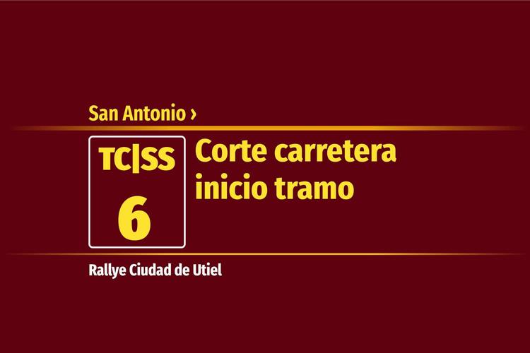Tramo 6 &nbsp;›&nbsp; San Antonio | Corte carretera inicio tramo