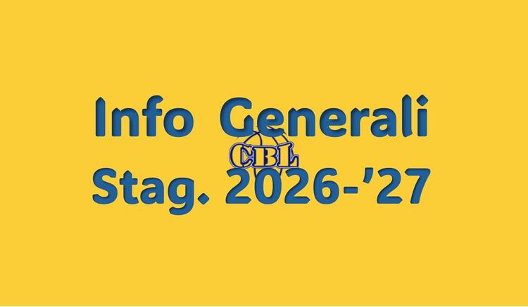 Info generali Stagione 2026-2027