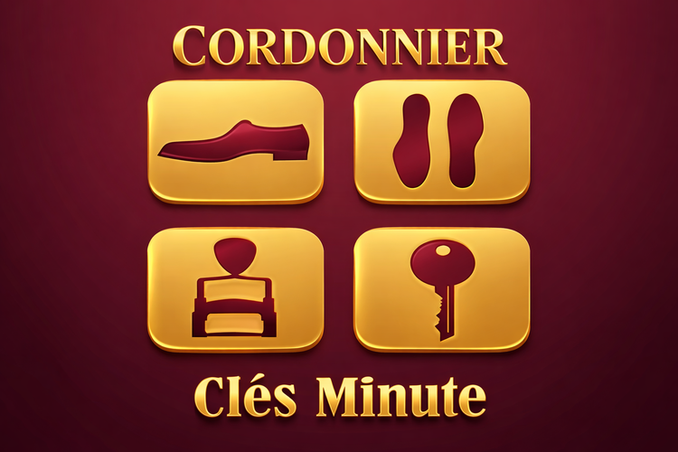 CORDONNERIE _ CLES  MINUTES