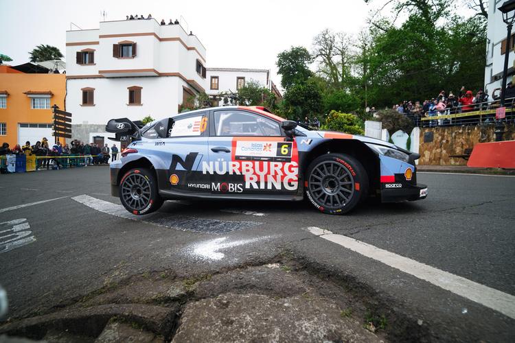 Rally Islas Canarias: El equipo Hyundai Shell Mobis World Rally Team finaliza un difícil fin de semana con un top 5 para Adrien Fourmaux y Alexandre Coria
