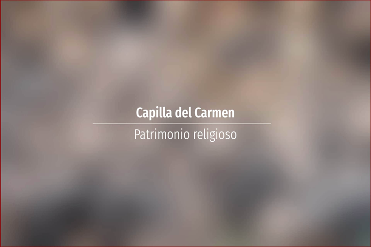 Capilla del Carmen