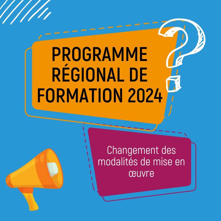 Programme Régional de Formation 2024