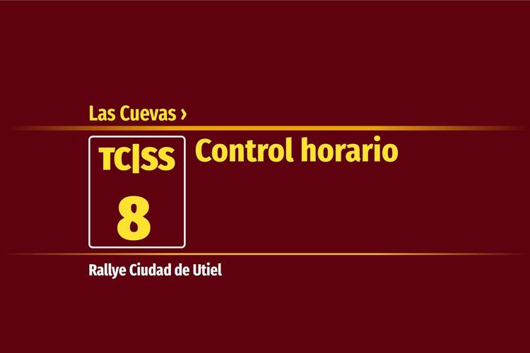 Tramo 8 &nbsp;›&nbsp; Las Cuevas | Control horario | ZE
