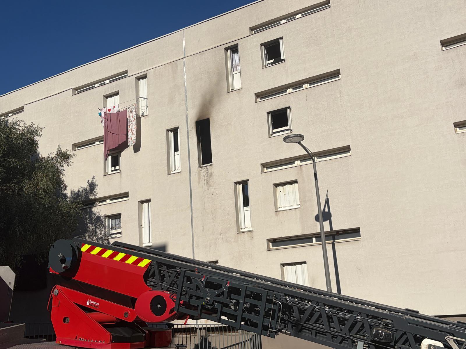 Incendie cité Aurore à Bastia : un appartement fortement endommagé, aucun blessé