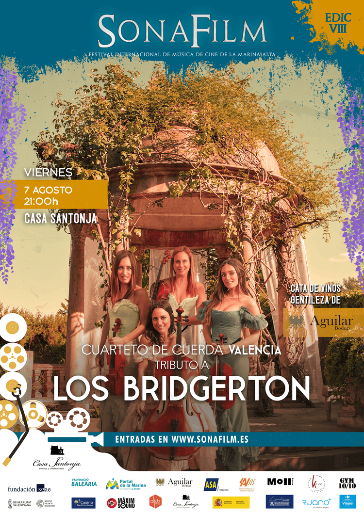 El festival internacional SONAFILM llevará la música de “Los Bridgerton” a los jardines de una casa señorial del siglo XIX en Beniarbeig