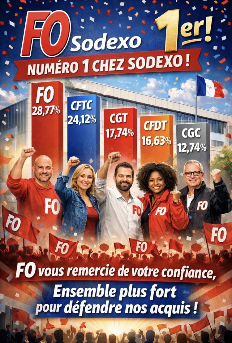 flash représentativité- SODEXO restauration collective-