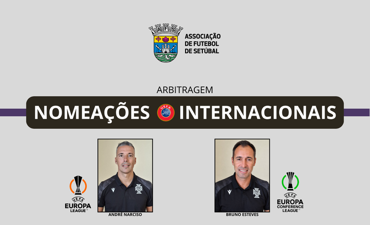 Arbitragem AF Setúbal em provas europeias