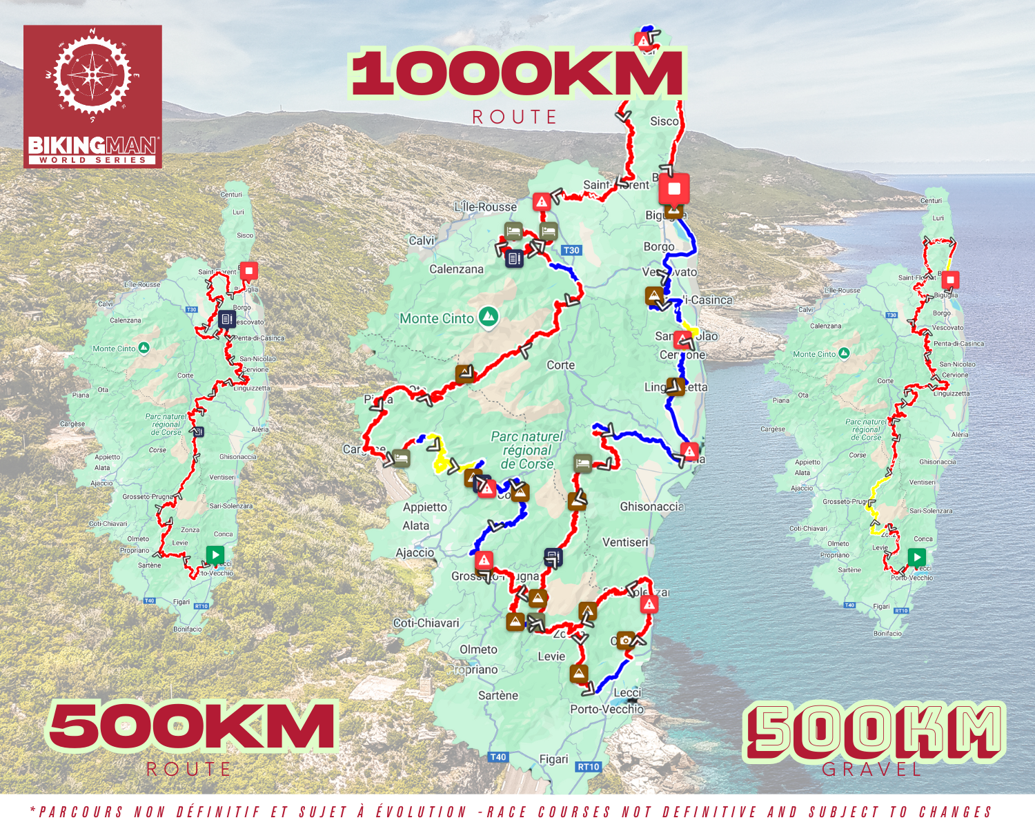 BikingMan Corsica 2026 : 500 ultracyclistes du monde entier à l'assaut de l'île de Beauté