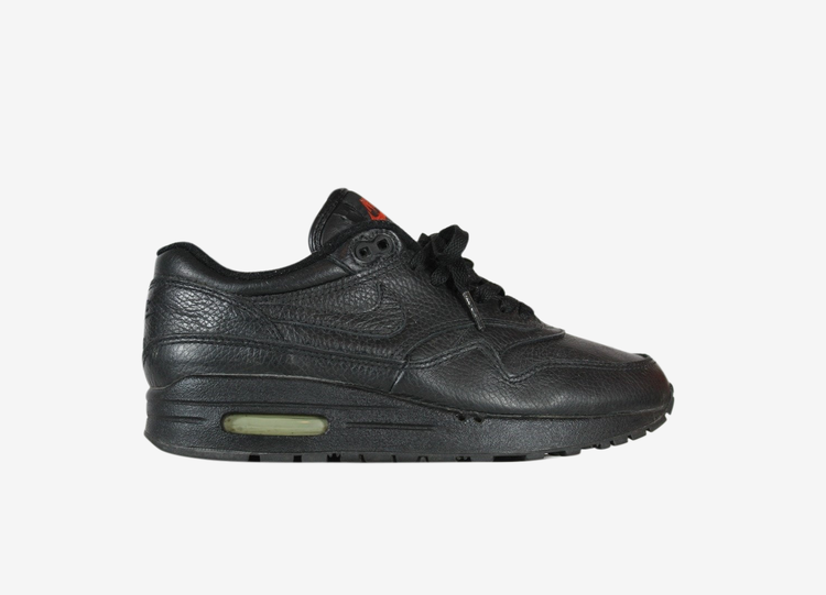 NIKE Air Max 1 All Black Leather