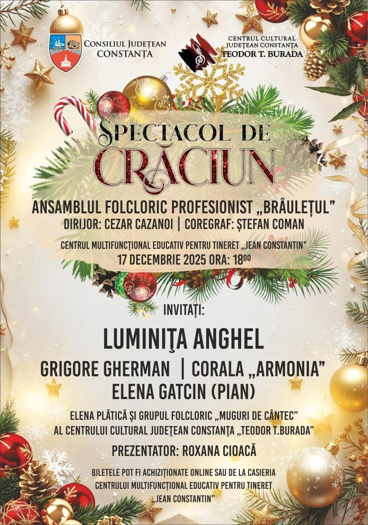 Seară de poveste la Constanța – Concert magic de Crăciun
