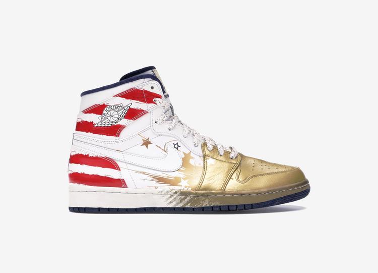 Air JORDAN I Retro x Dave White Wings For the Future Gold