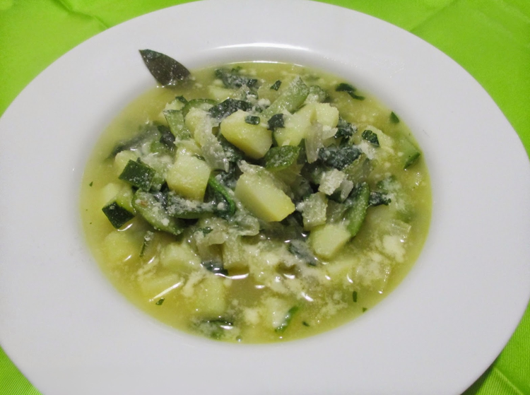 MINESTRA DI ZUCCHINE E PATATE