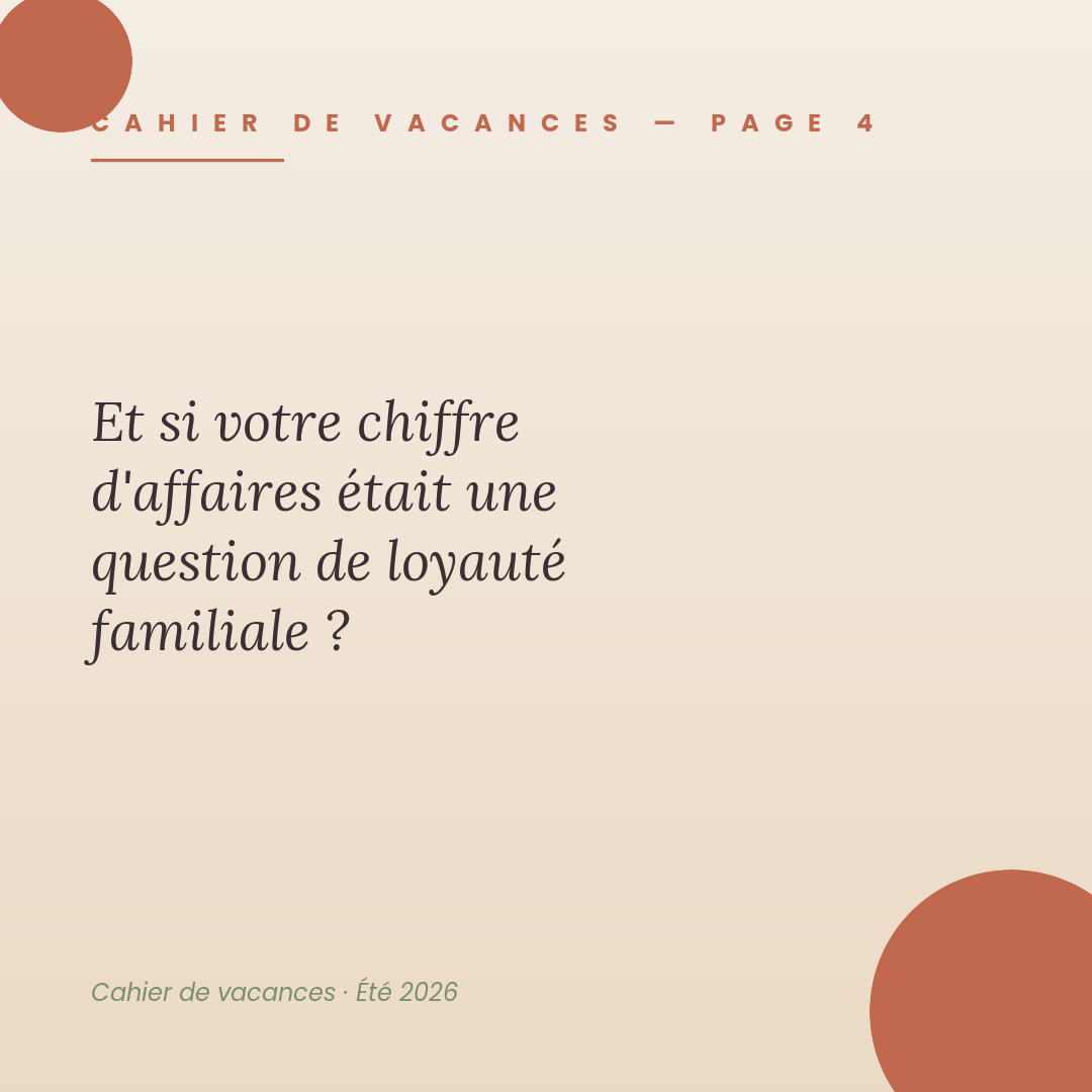 Psychogénéalogie et rapport à l'argent