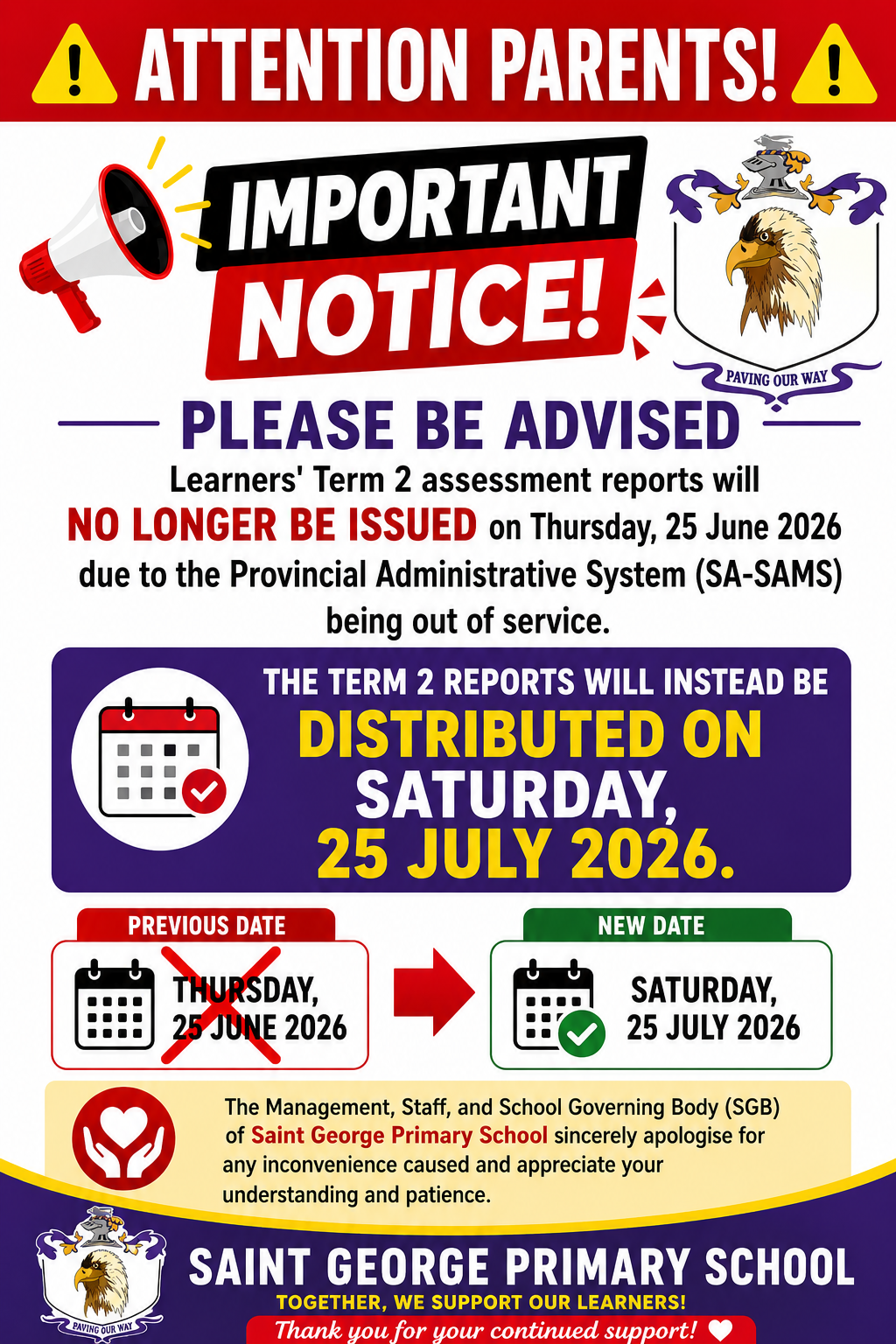 Term 2 Learner Progress Report