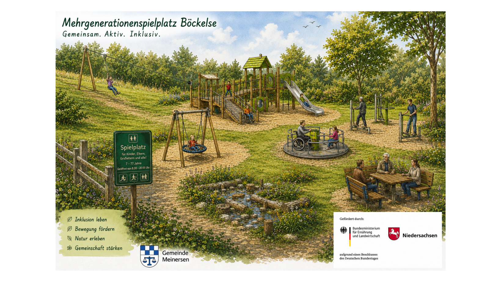🌿 Mehrgenerationenspielplatz Böckelse 🌿