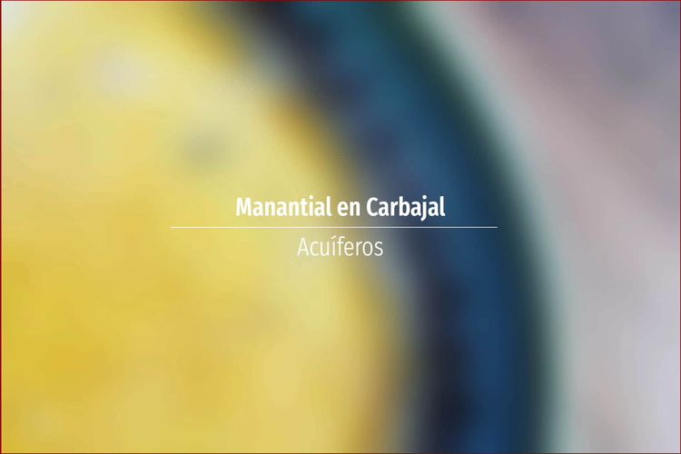Manantial en Carbajal