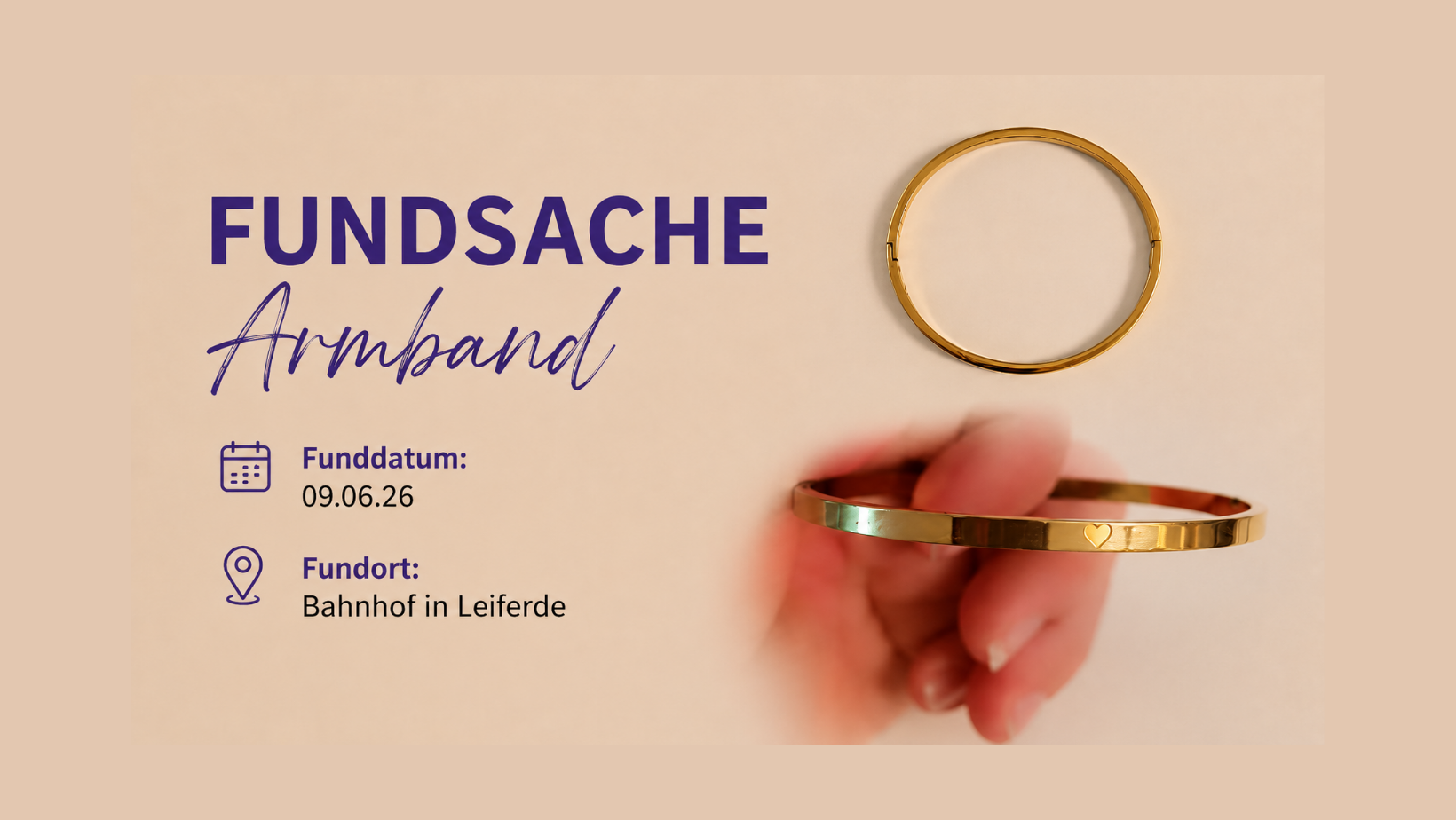 Fundsache Leiferde: Armband