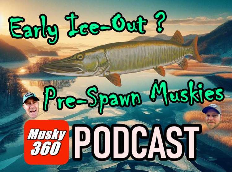Musky 360 PODCAST | Pre-Spawn Muskies 