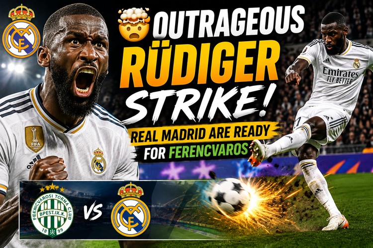  🤯 OUTRAGEOUS RÜDIGER strike! | Real Madrid are READY for Ferencvaros