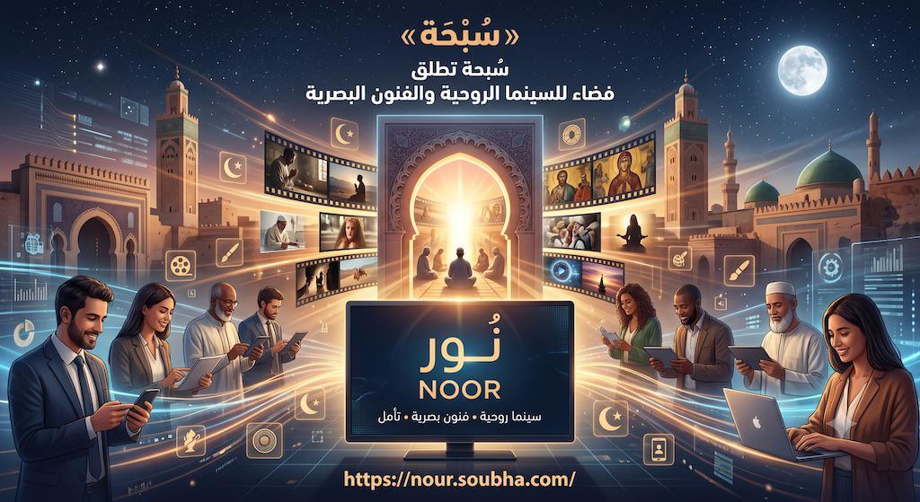 «سُبْحَة تطلق «نور»: منصة للسينما الروحية والفنون البصرية