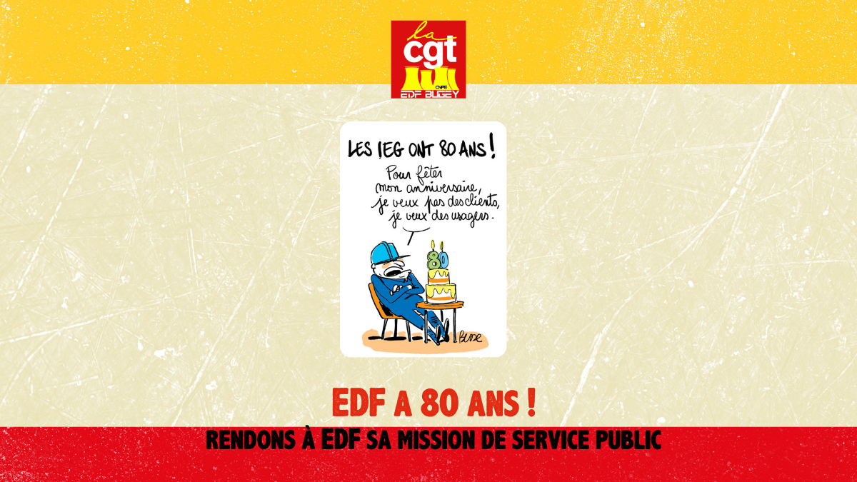 8 avril 2026 : EDF a 80 ans !