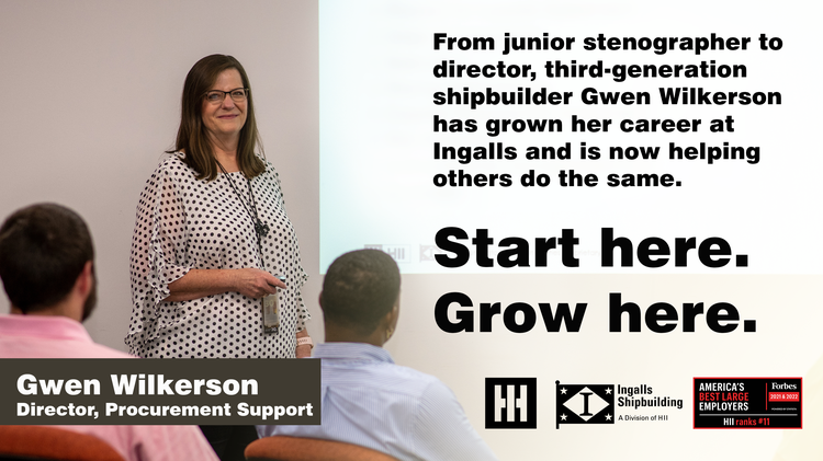 Start here. Grow here. | Gwen Wilkerson, director, Procurement Support