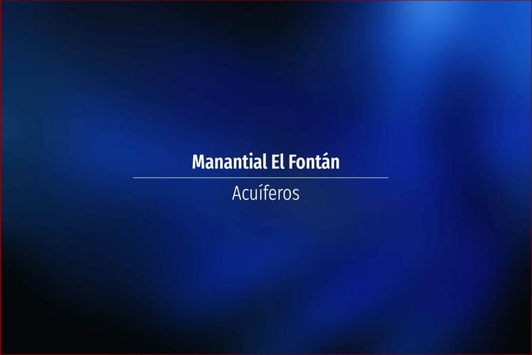 Manantial El Fontán