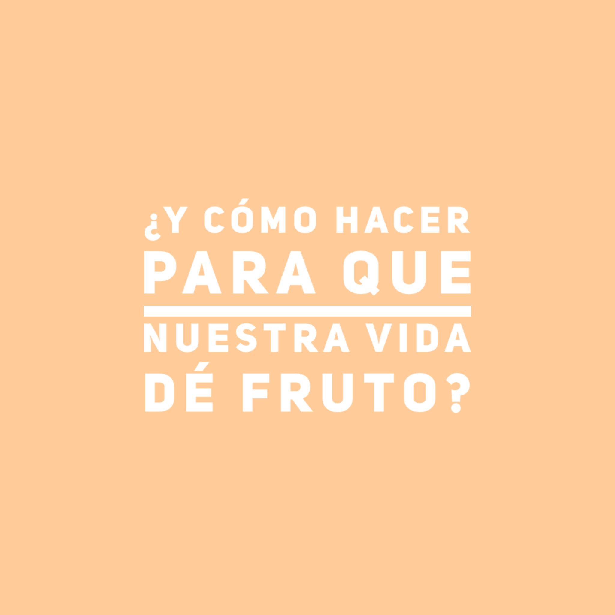 Hoy, el reto del amor es acercarte a algún sacramento y dejar que el Señor dé fruto en tu vida