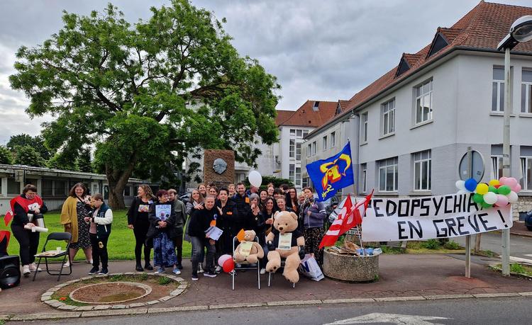 Soutien aux agents de pédopsychiatrie de Lens /Levin et leur syndicat FO
