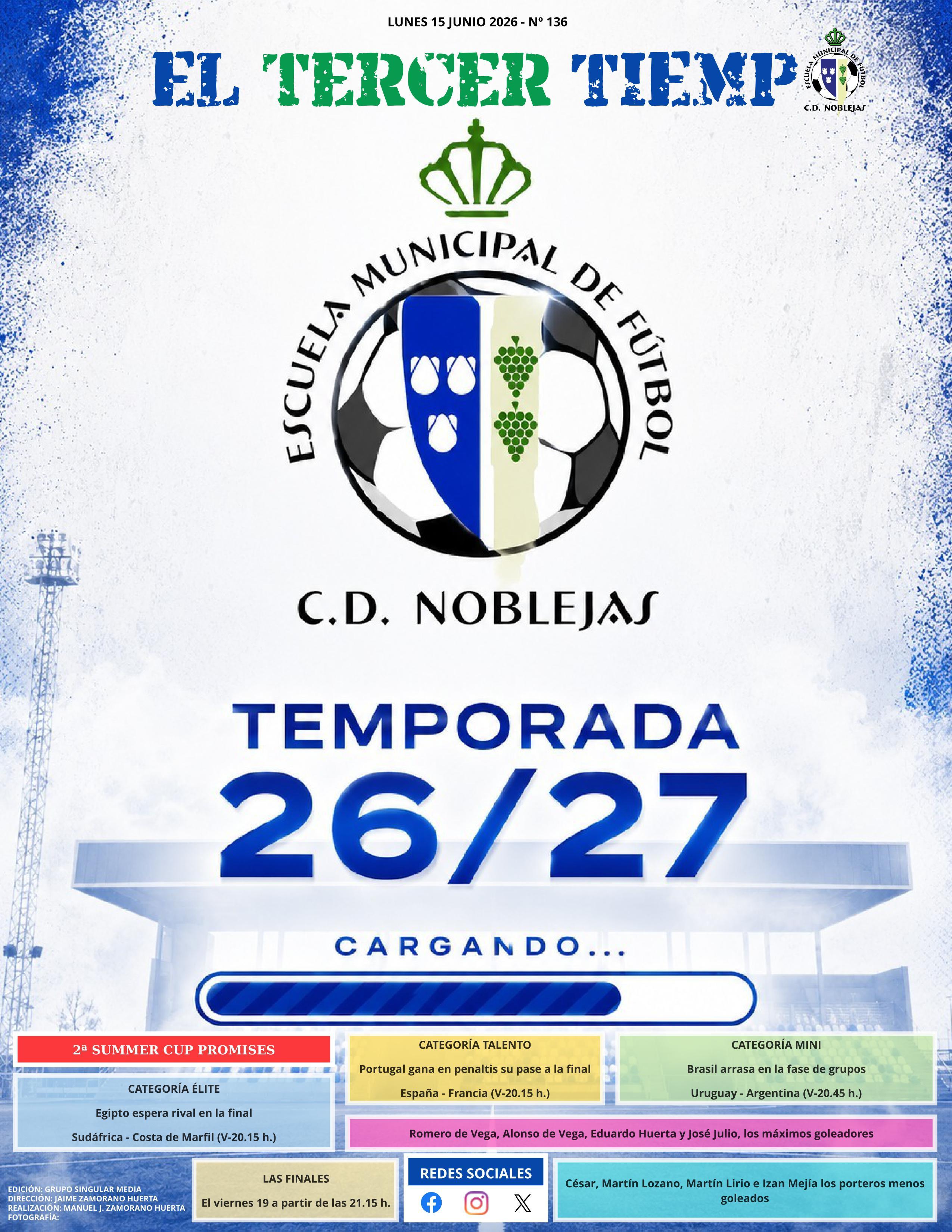 Portada lunes 15 junio 2026 - Nº 136