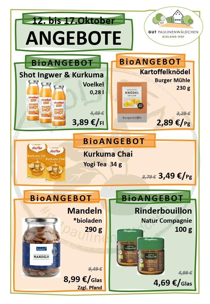 Angebote der Woche 12.10. - 17.10. 