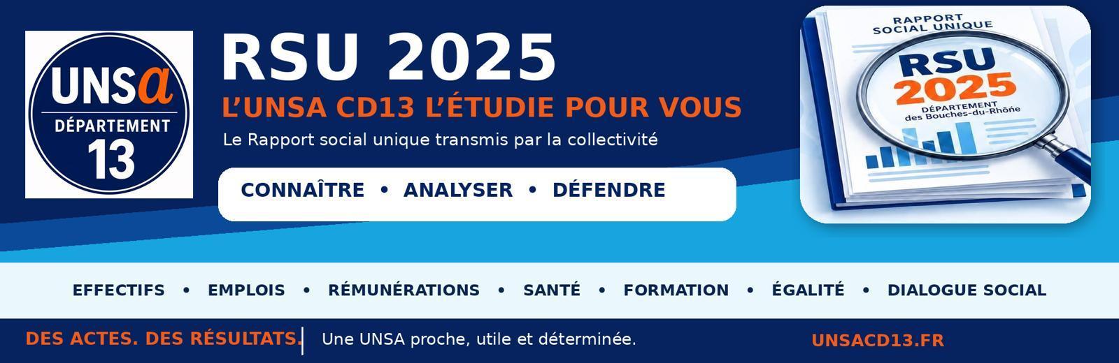 ANALYSE DU RSU 2025 / COMPARAISON AVEC LES RSU 2022 2023 2024