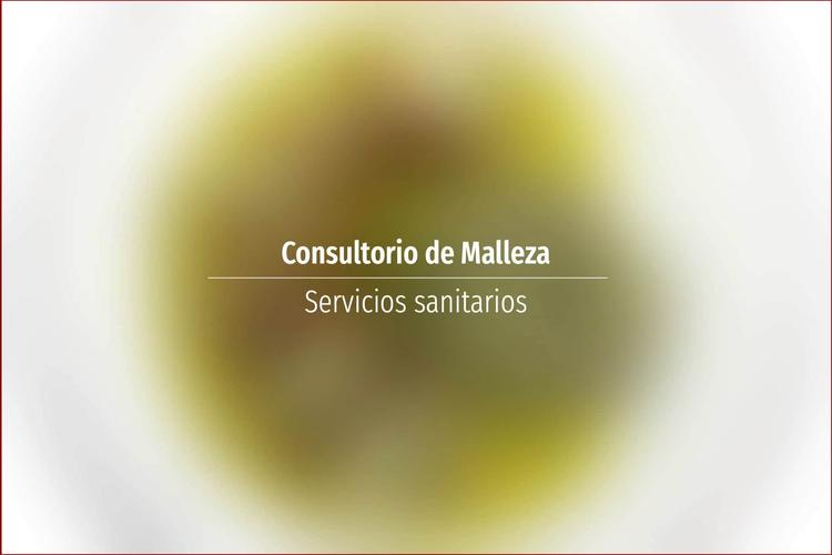 Consultorio de Malleza