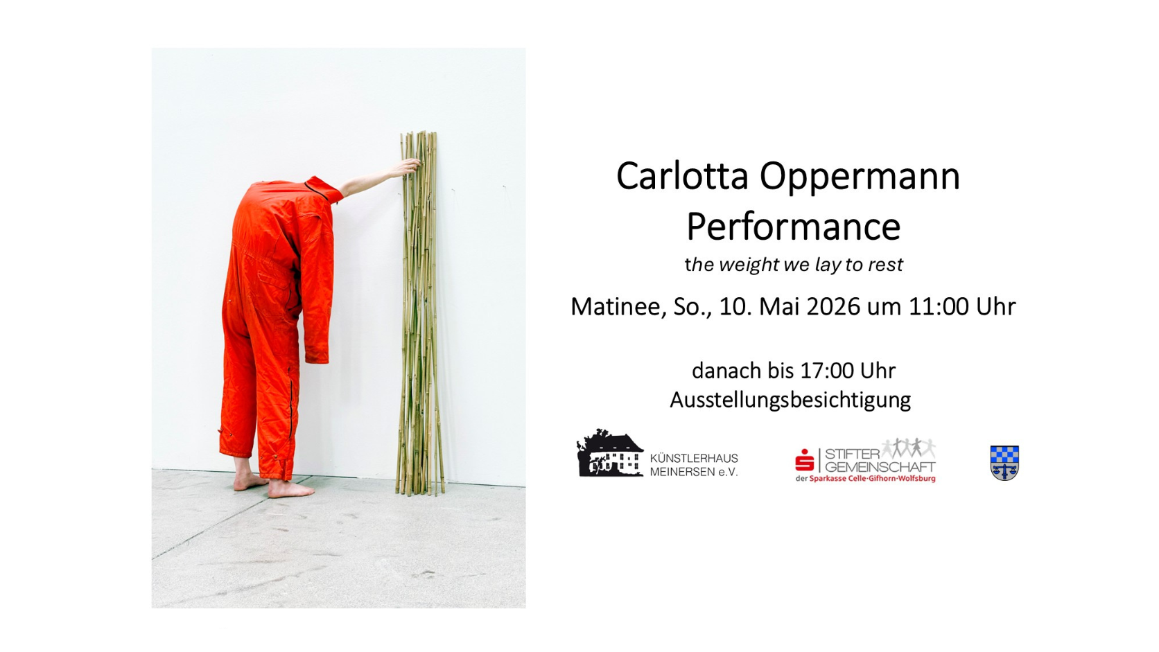 Matinee / Performance  Carlotta Oppermann the weight we lay to rest am 10.05.26