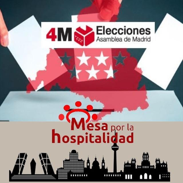 Nota de la Mesa por la Hospitalidad de nuestra Iglesia en Madrid ante las elecciones del 4m