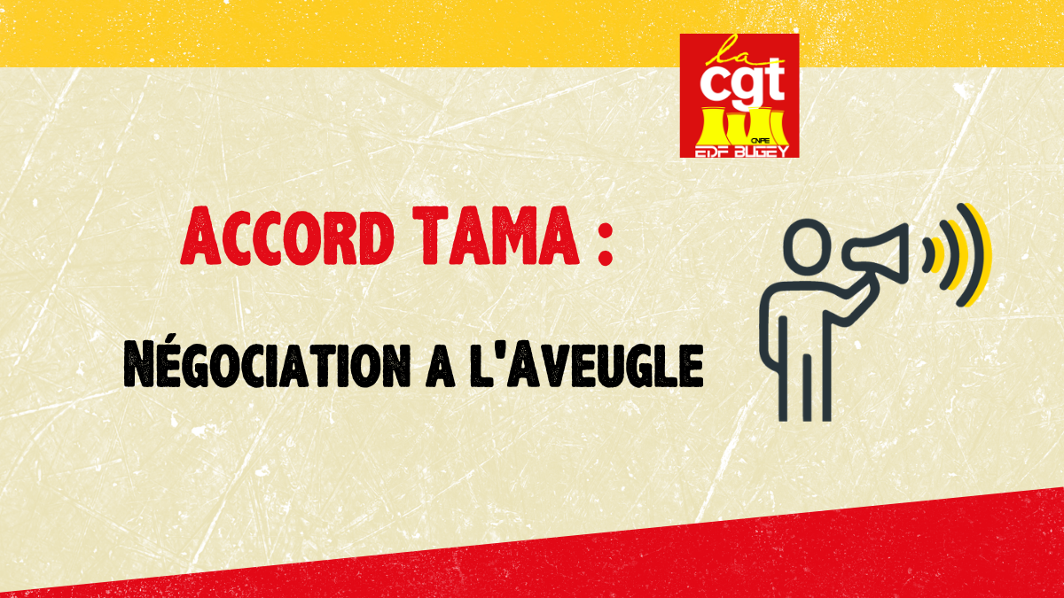 Accord TAMA :  Négociation a l'Aveugle