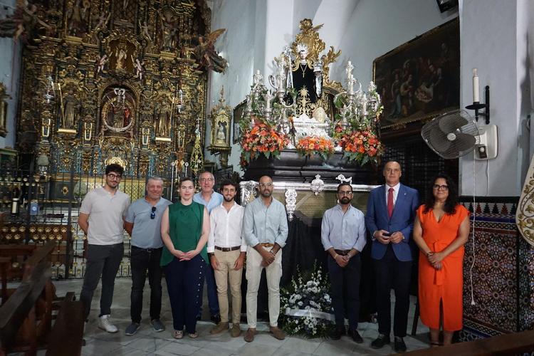 San Benito Abad, patrón de Lebrija, procesionará esta noche por las calles de la ciudad