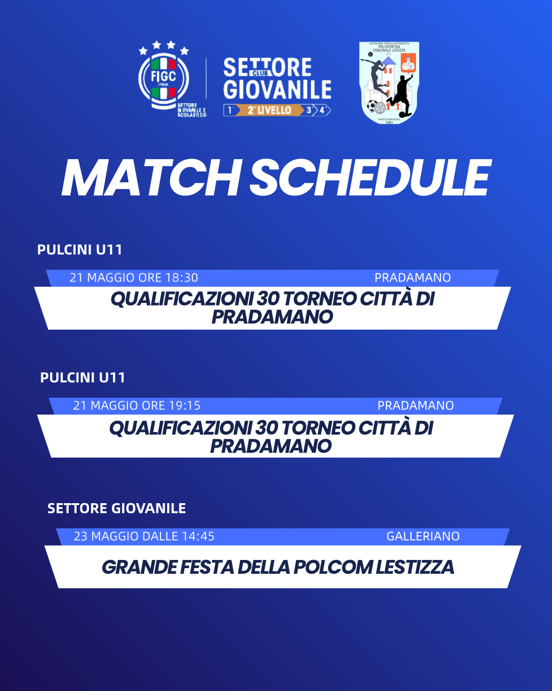 calendario settimanale 