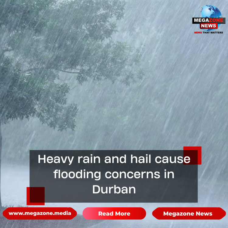 Heavy rain and hail cause flooding concerns in Durban