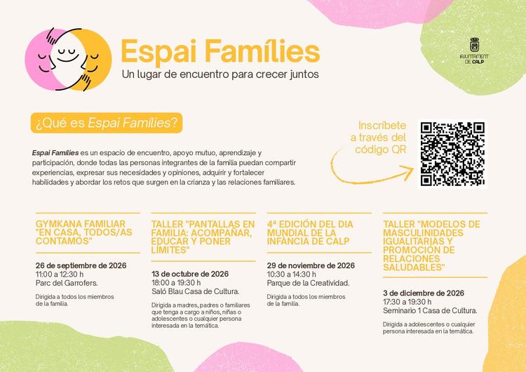 Calp crea un nuevo espacio para acompañar y apoyar a las familias