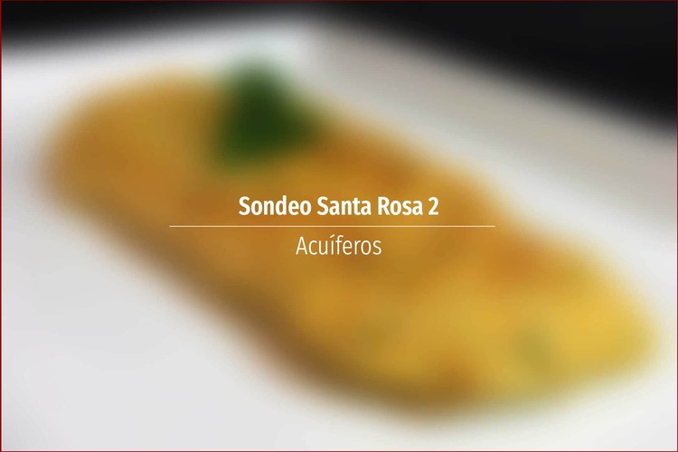 Sondeo Santa Rosa 2