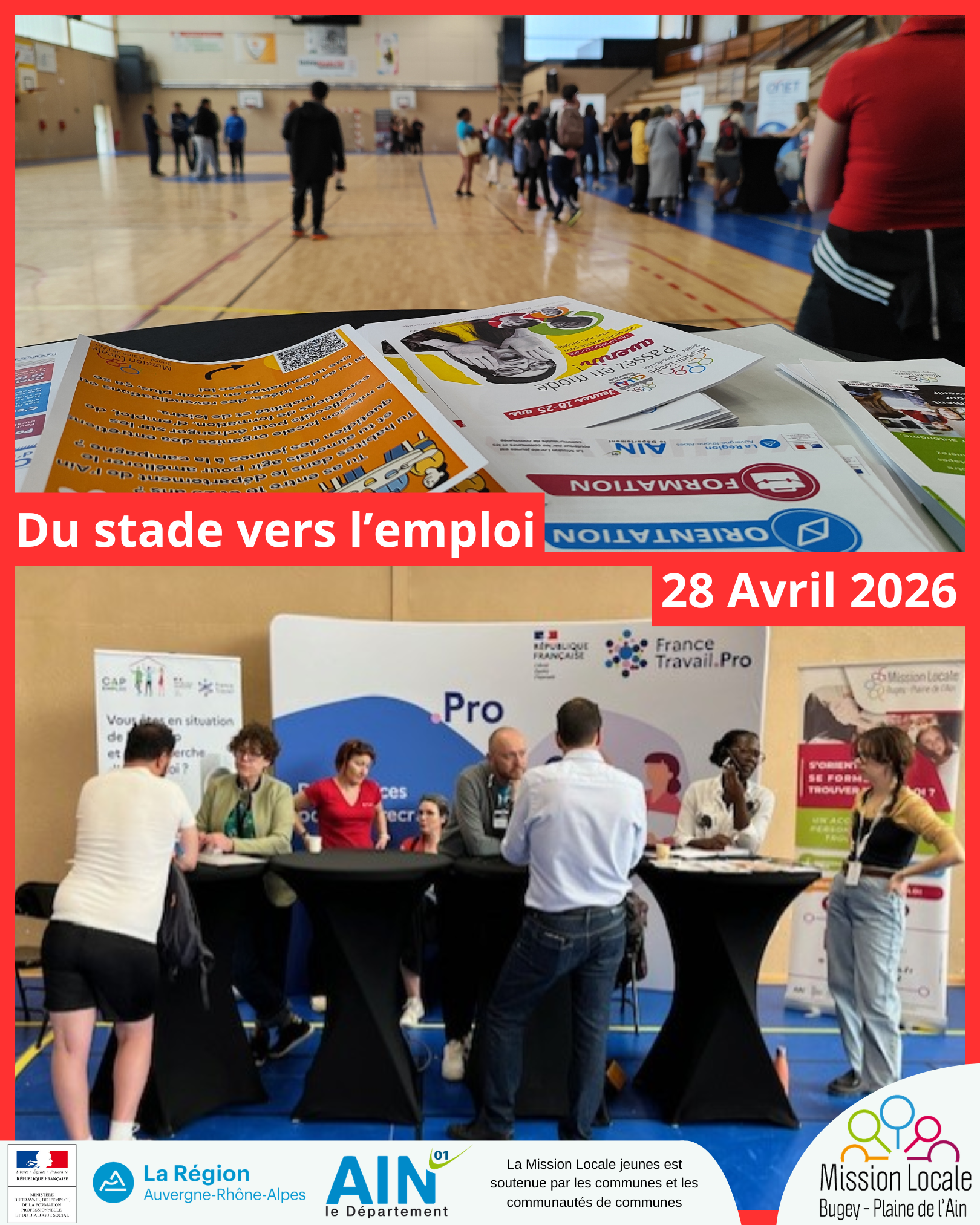 Du stade vers l'emploi 2026