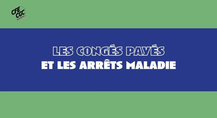 Congés payés & arrêts maladie