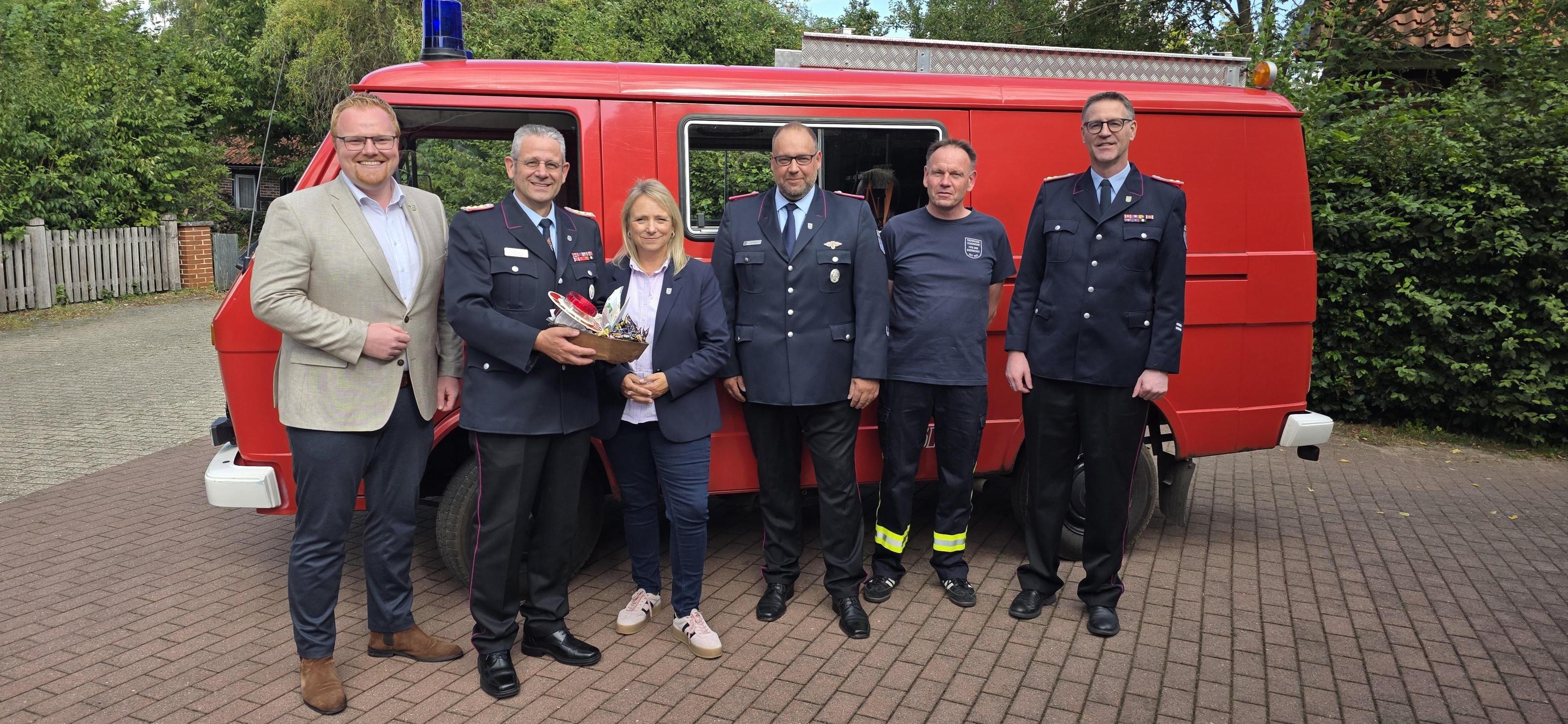 Päse: Feuerwehrfahrzeug fällt aus - Kommunale Familie hilft aus