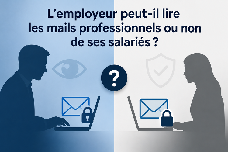 L’employeur peut-il lire les mails professionnels ou non de ses salariés ?