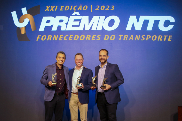 Quatro troféus no Prêmio NTC Fornecedores do Transporte